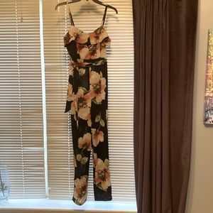 Spaghetti strap jumpsuit